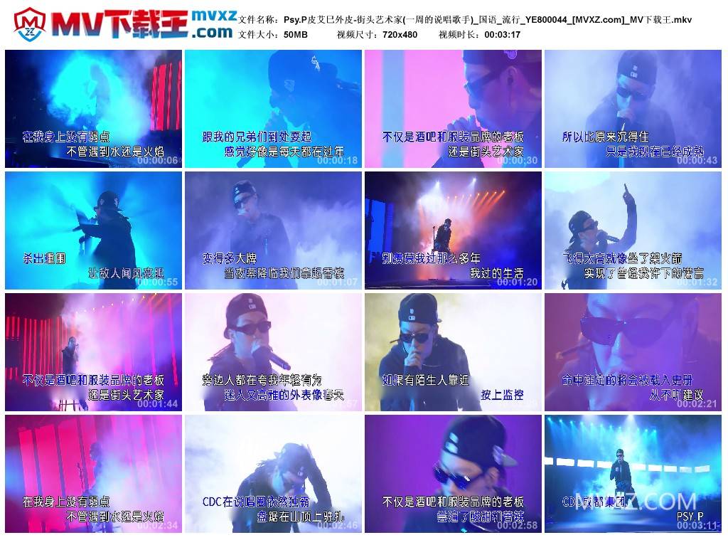 Psy.P皮艾巳外皮-街头艺术家(一周的说唱歌手)_国语_流行_YE800044